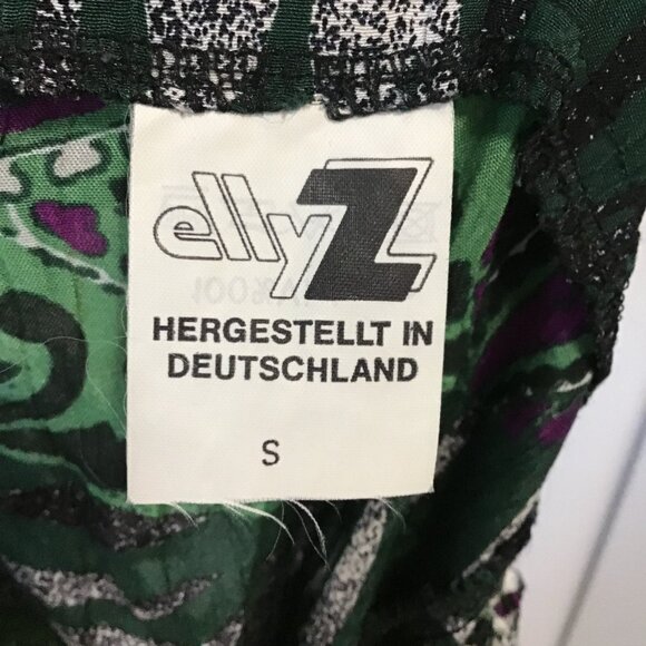 Elly Z Floral Handkerchief Midi Skirt  Size S - Picture 6 of 7